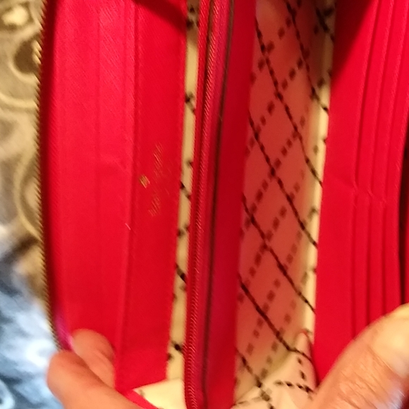Kate Spade large red wallet. Tote sold separately. - Picture 4 of 5
